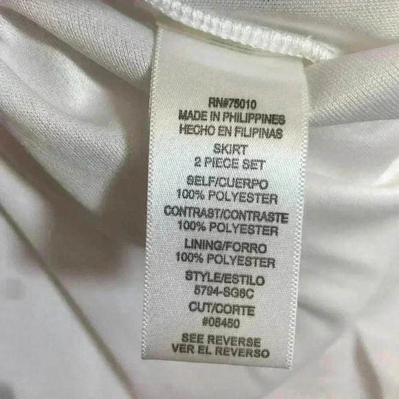 City Studio Juniors/Women's A-Line Skirt 7 White Pink Yellow Floral Hi Low‎ Boho - Picture 5 of 9